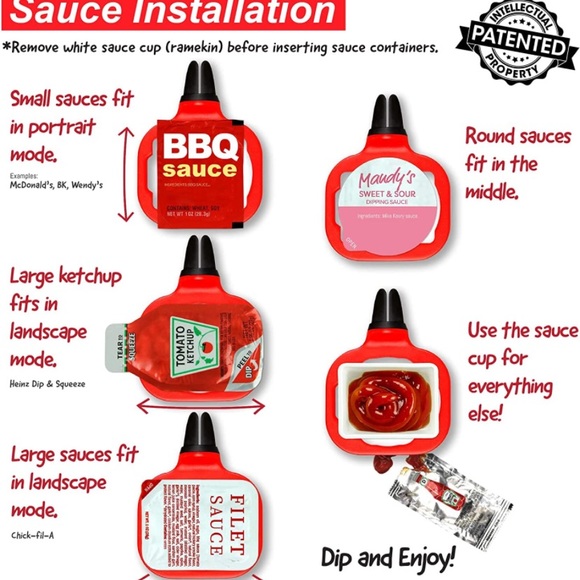 Snack and Drive French Fry & Sauce Holder - Picture 4 of 10